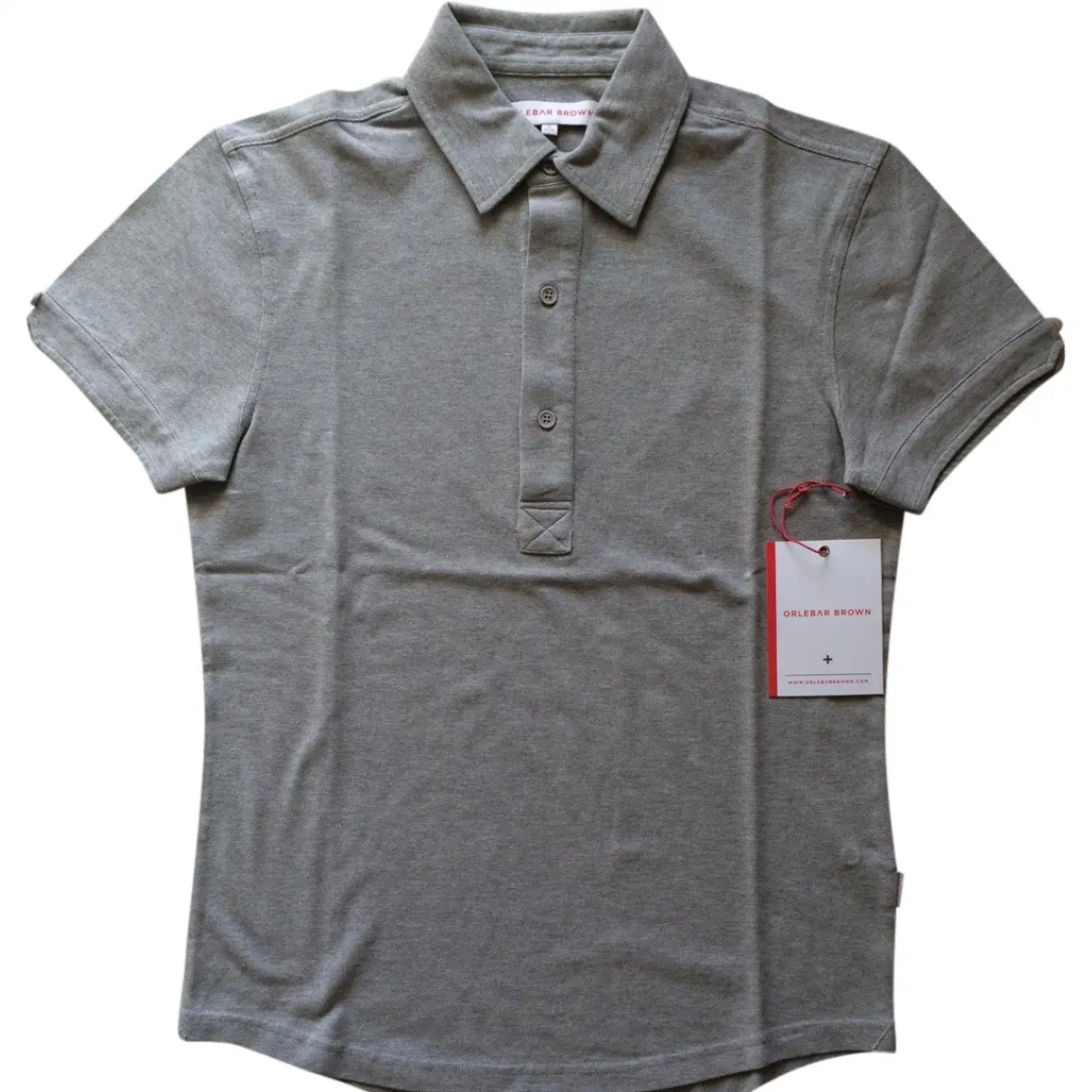 Grey Cotton Polo shirt Orlebar Brown