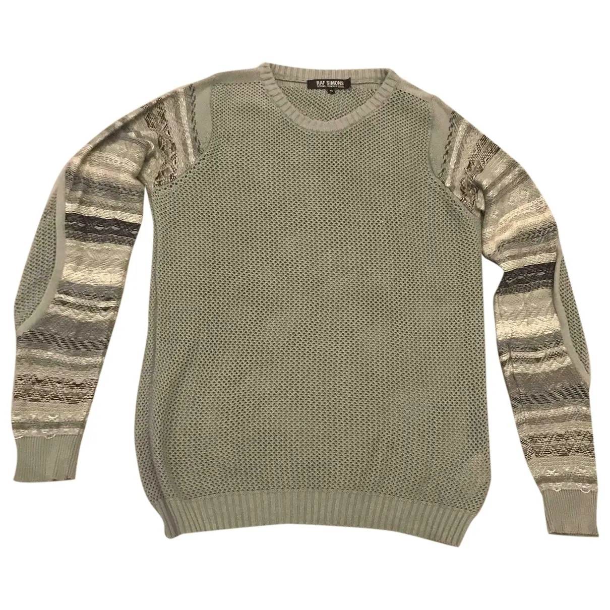 Grey Cotton Knitwear & Sweatshirt Raf Simons - Vintage