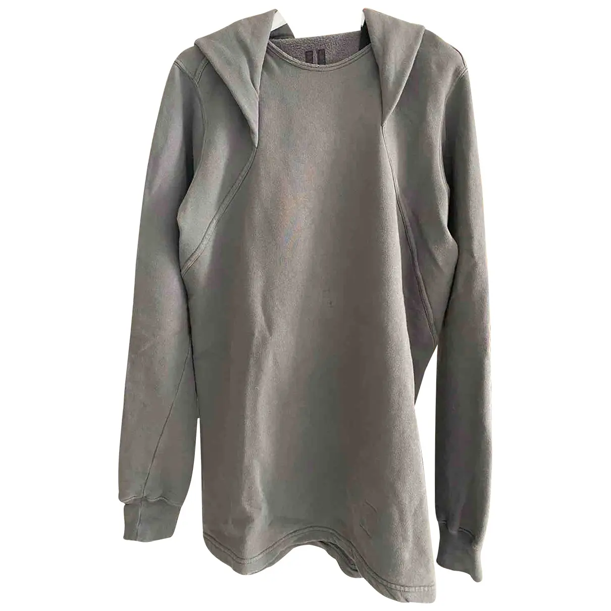 Grey Cotton Knitwear & Sweatshirt Rick Owens Drkshdw