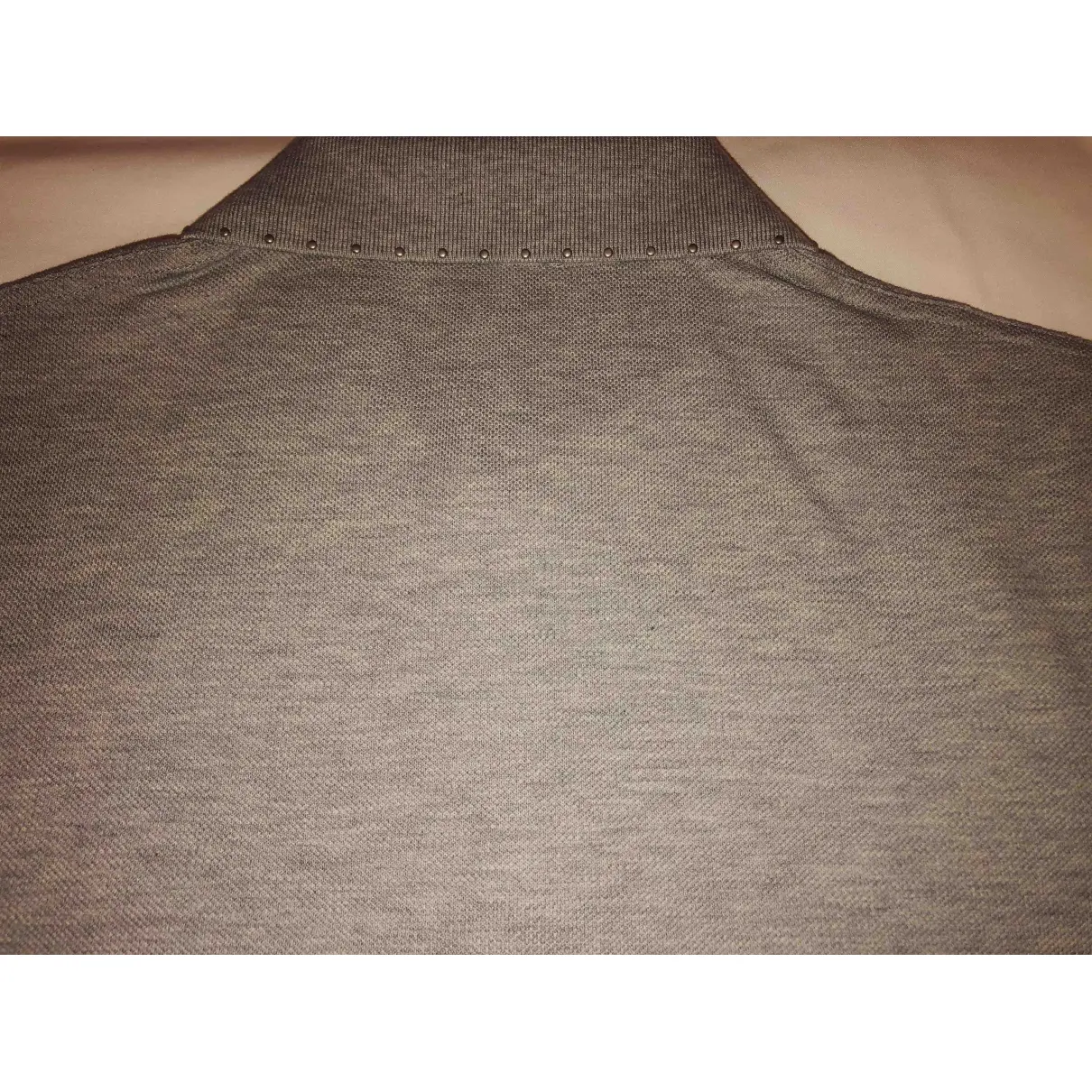 Grey Cotton T-shirt Saint Laurent