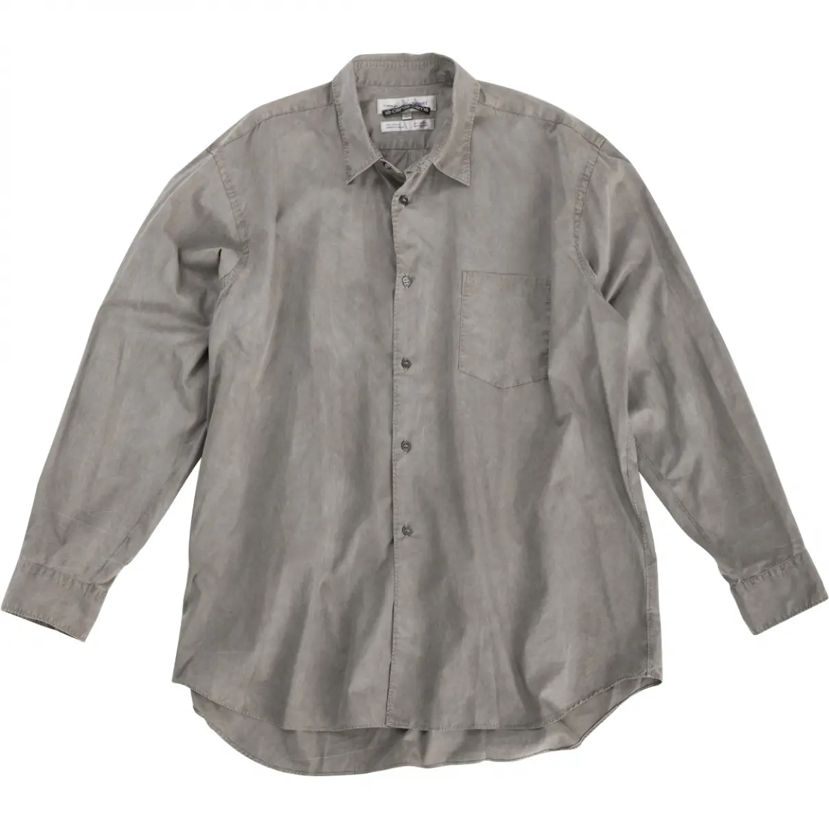 Grey Cotton Shirt Comme Des Garcons