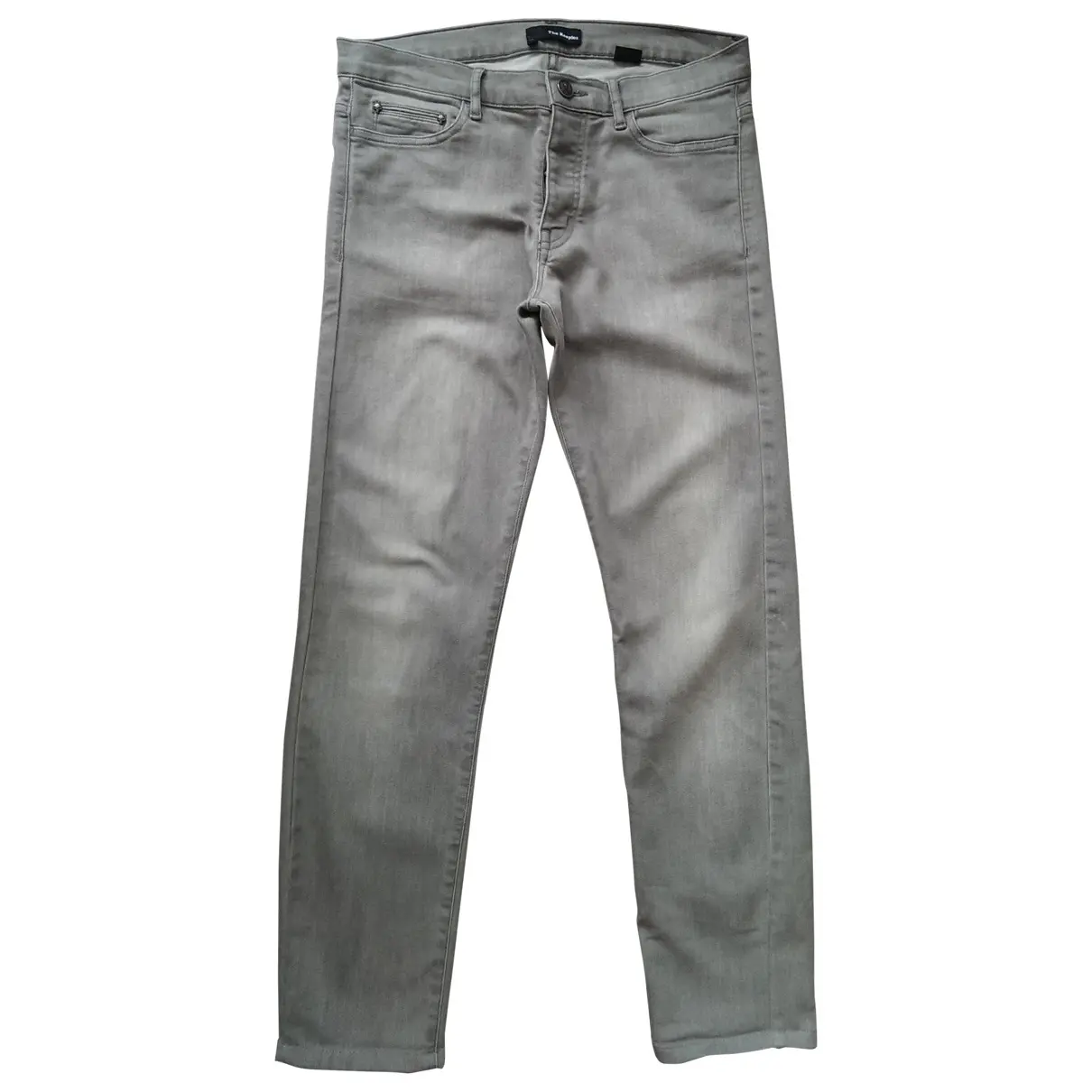 Grey Cotton Trousers The Kooples