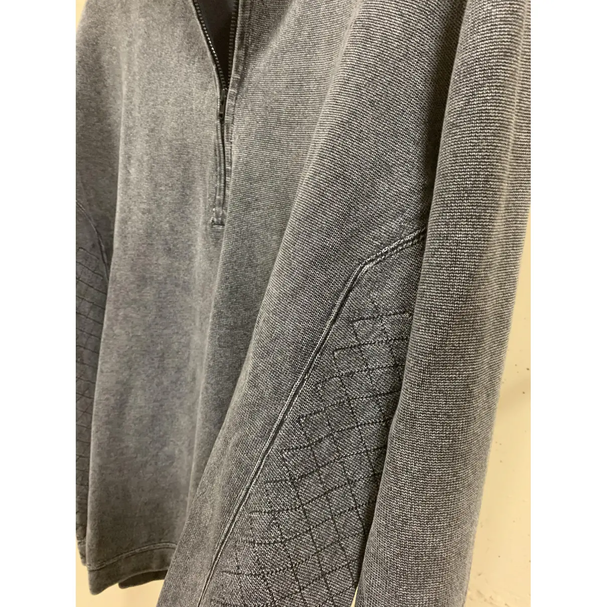 Grey Cotton Knitwear & Sweatshirt Woolrich