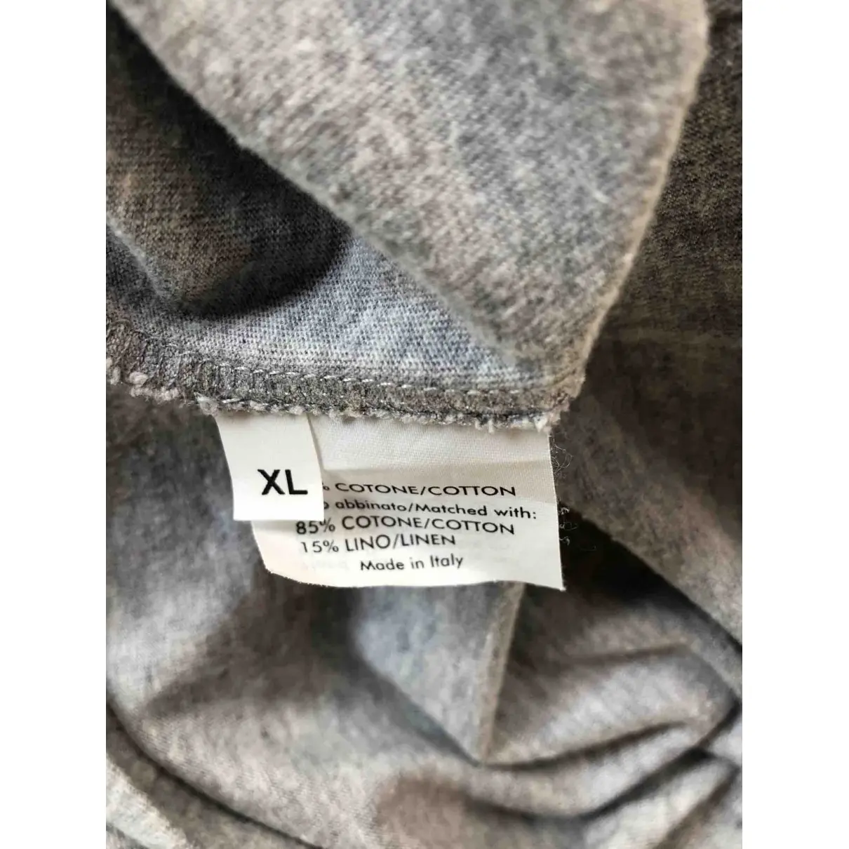 Buy Yves Saint Laurent Grey Cotton T-shirt online