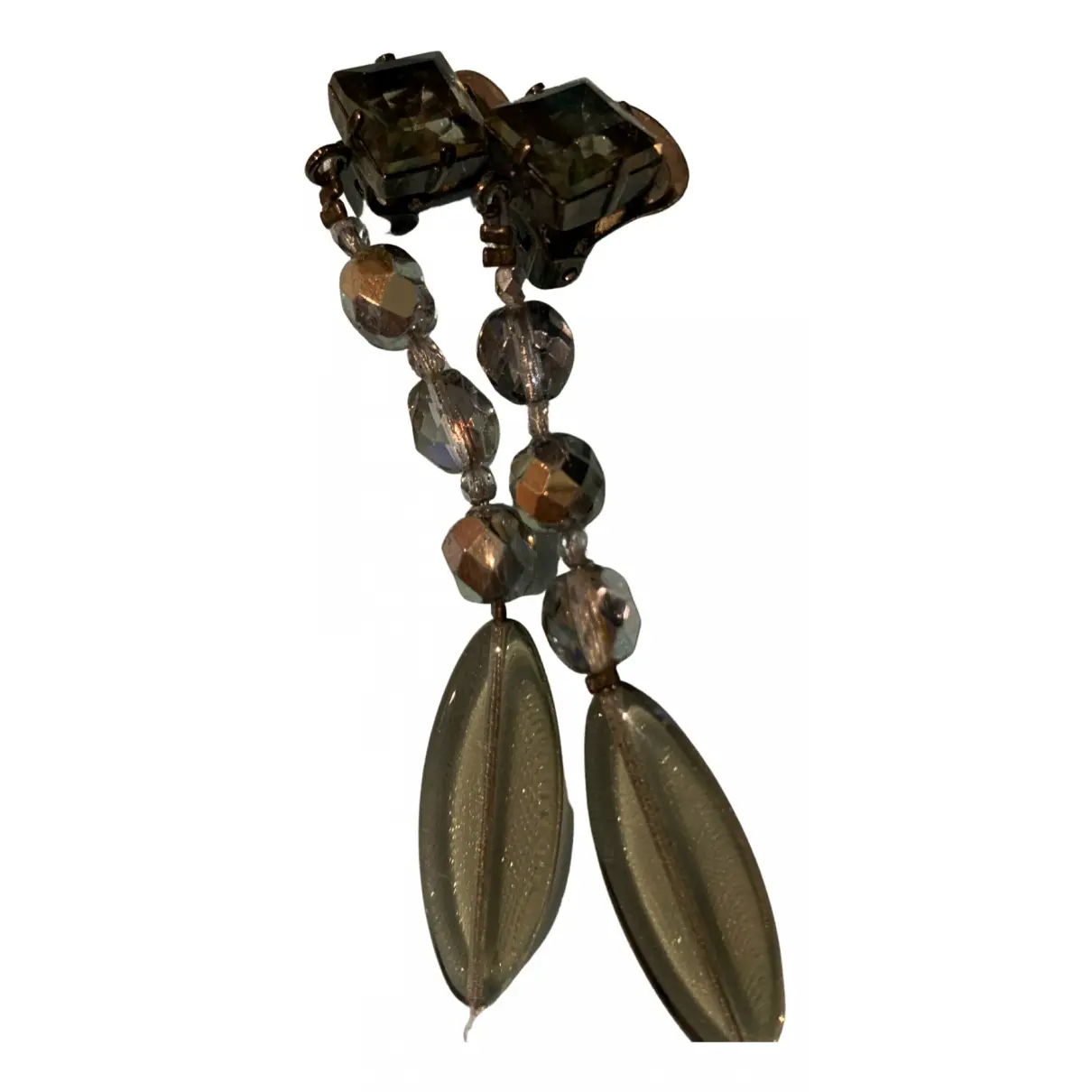 Crystal earrings Armani Collezioni
