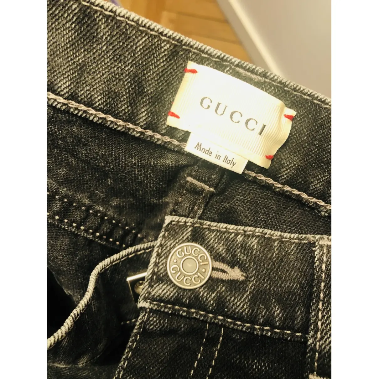Gucci Grey Denim - Jeans Trousers for sale