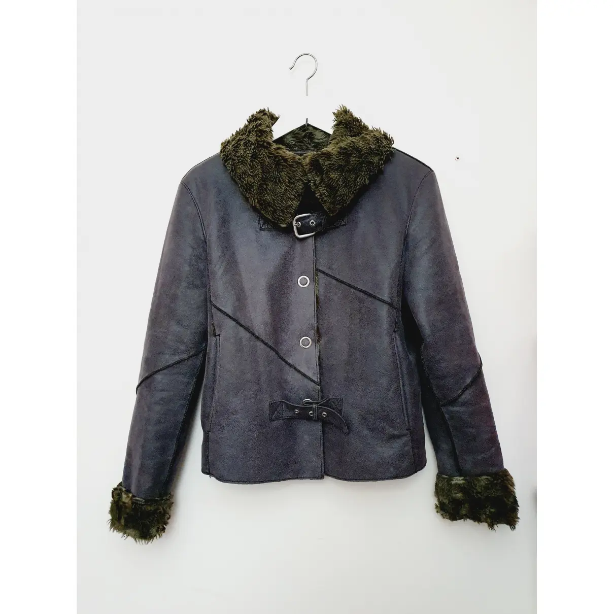 Buy Armani Jeans Faux fur coat online