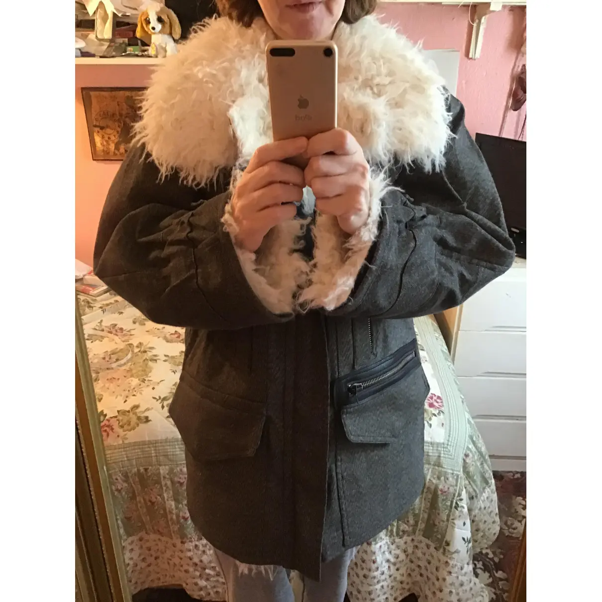 Faux fur jacket Isabel Marant