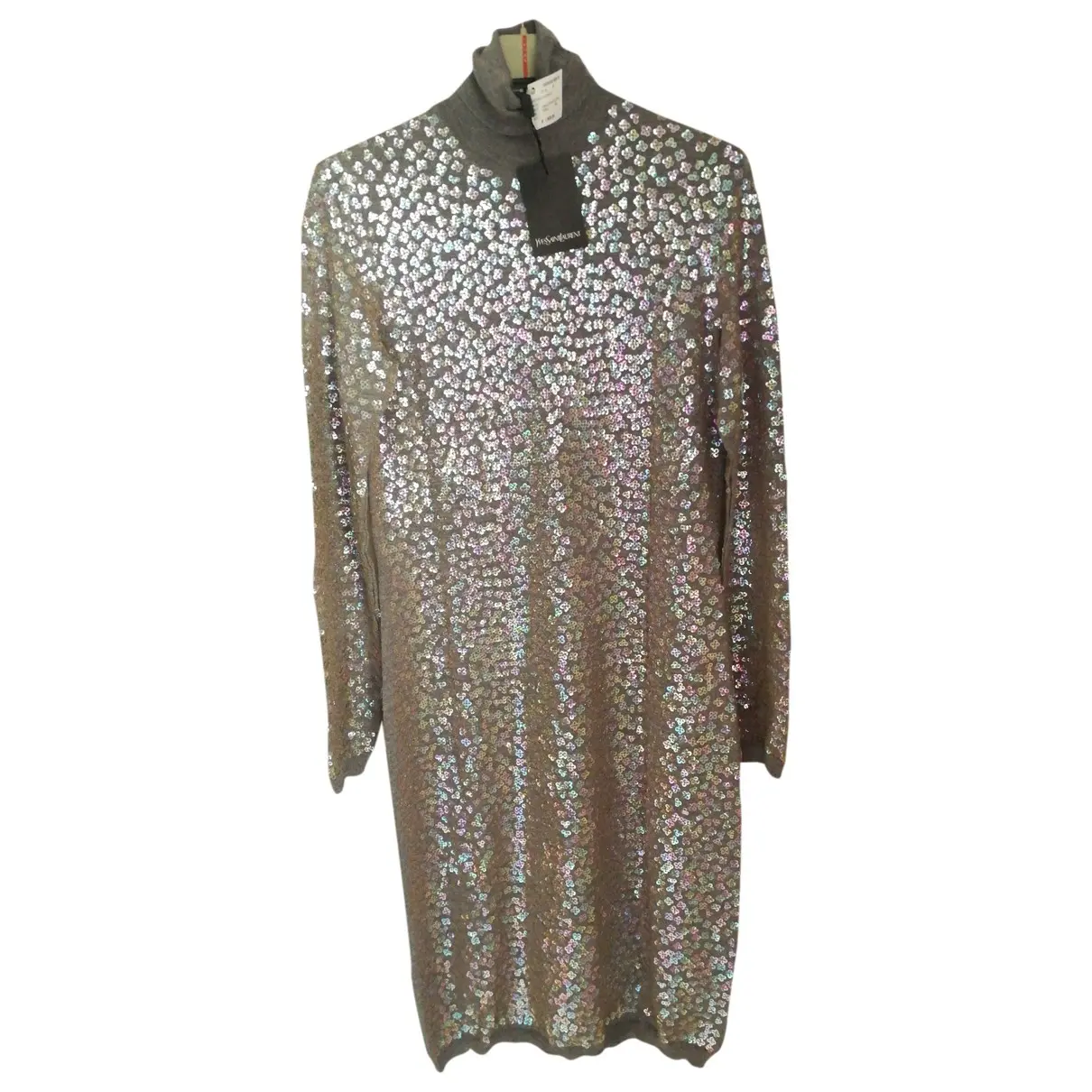 Glitter mid-length dress Yves Saint Laurent - Vintage