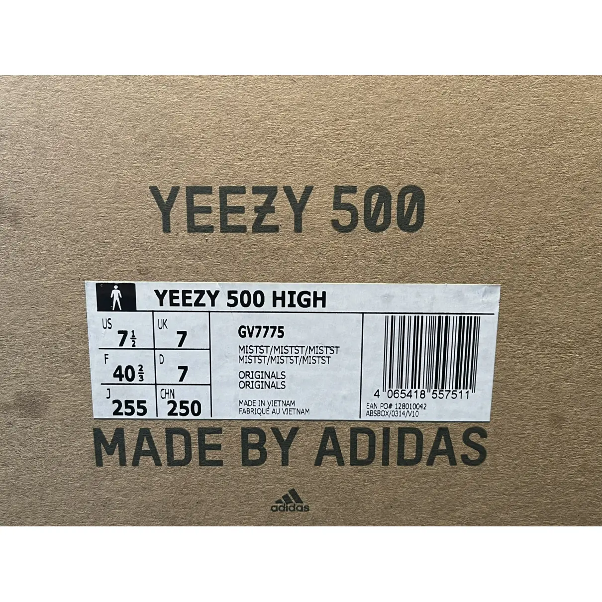 Buy Yeezy x Adidas 500 leather trainers online