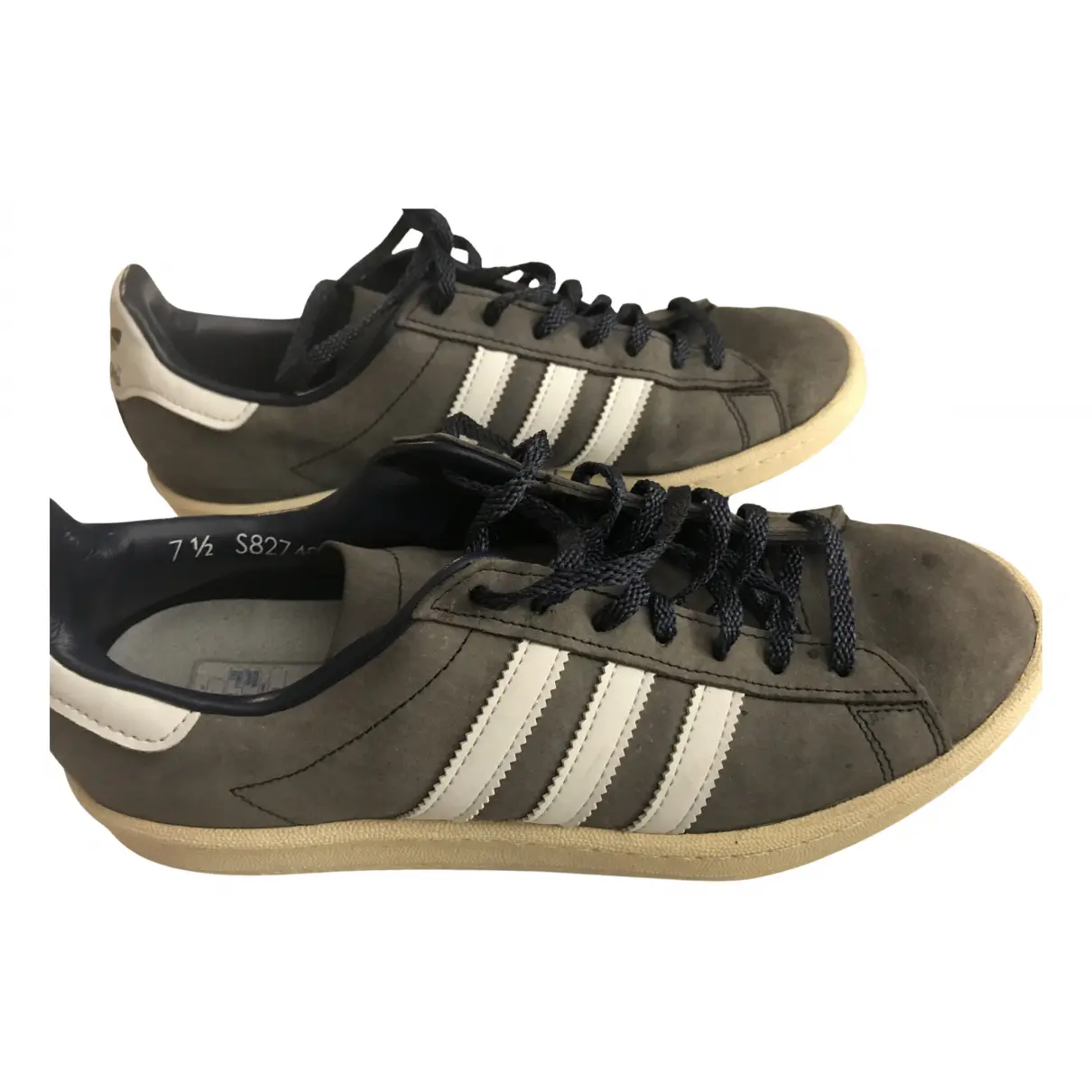 Leather low trainers Adidas