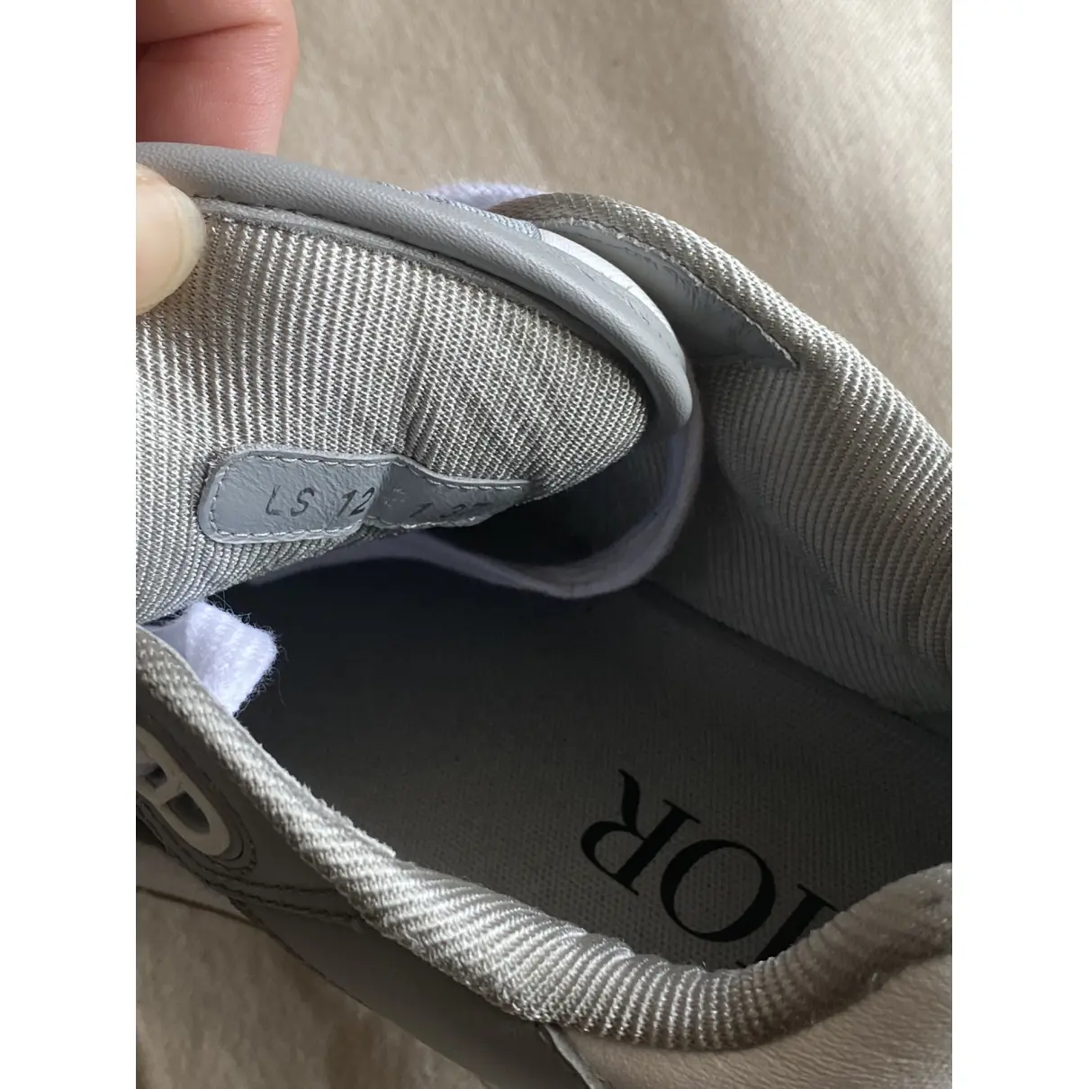 B27 leather trainers Dior
