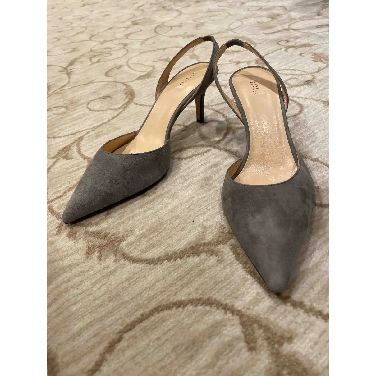 Leather heels Barneys New York