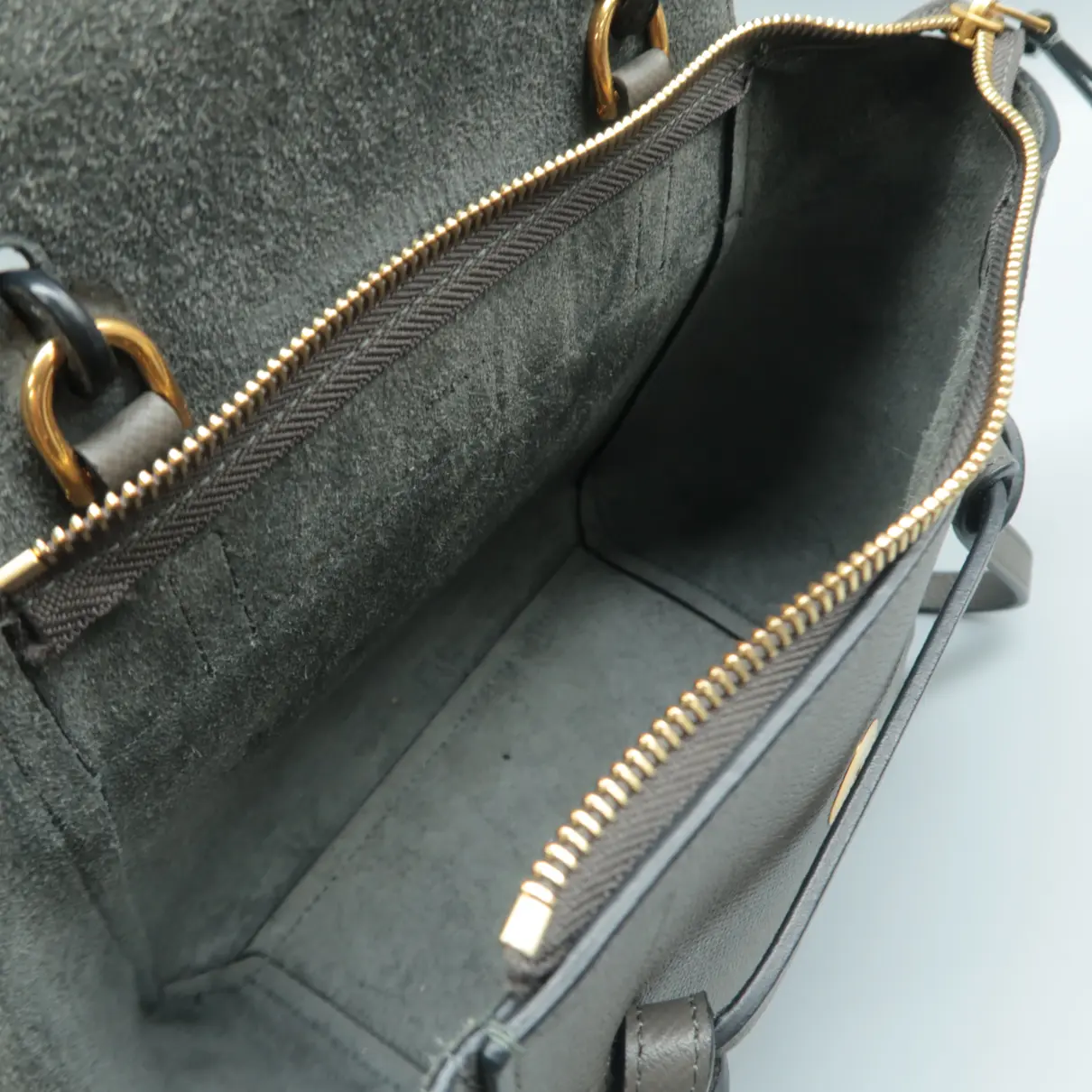 Belt leather satchel Celine