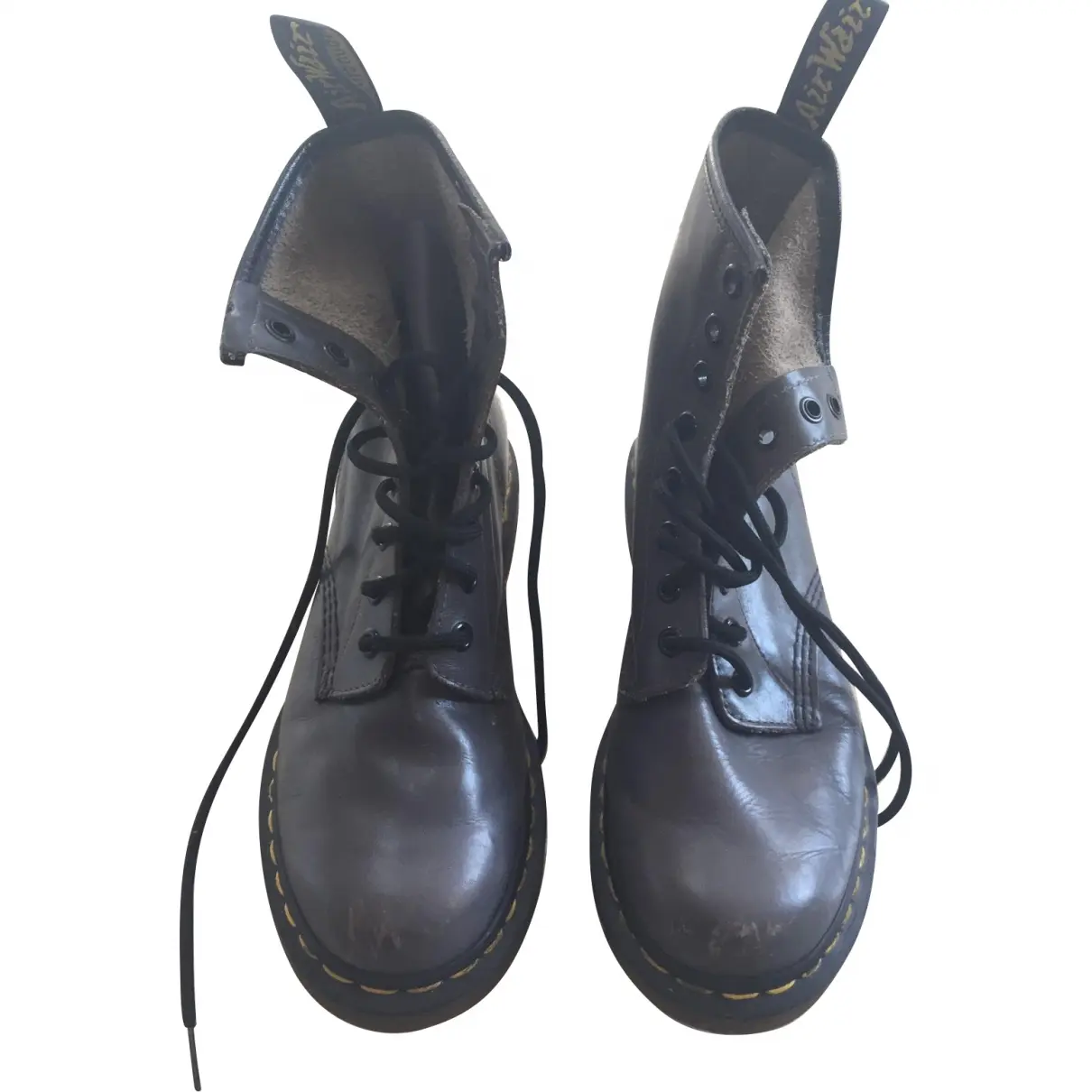 Leather boots with laces Dr. Martens