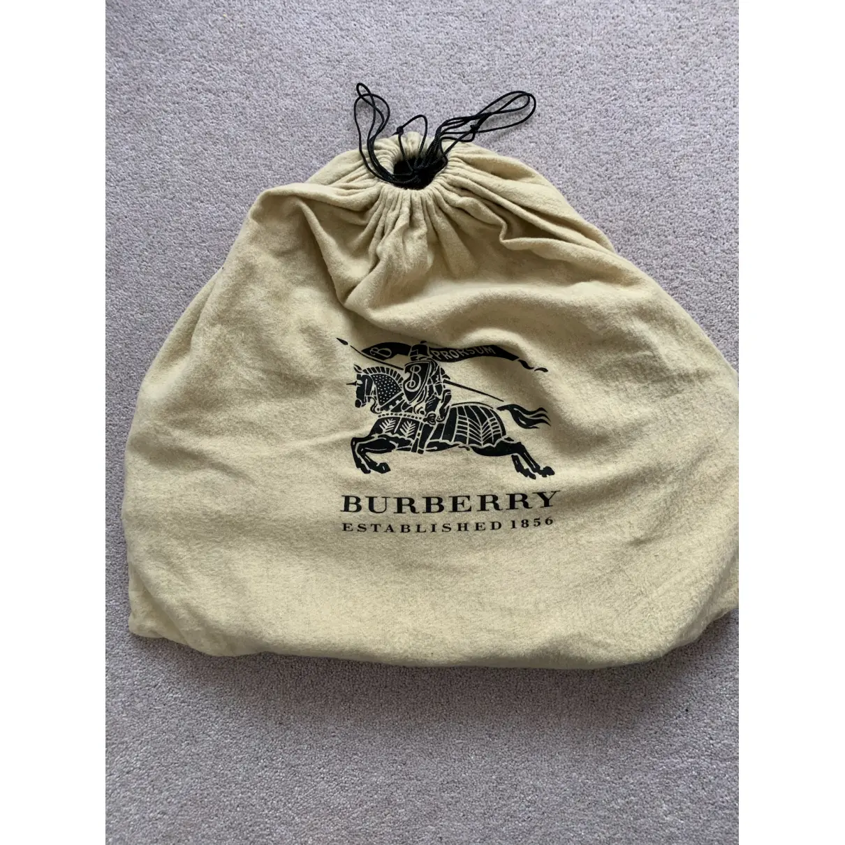 Leather handbag Burberry - Vintage