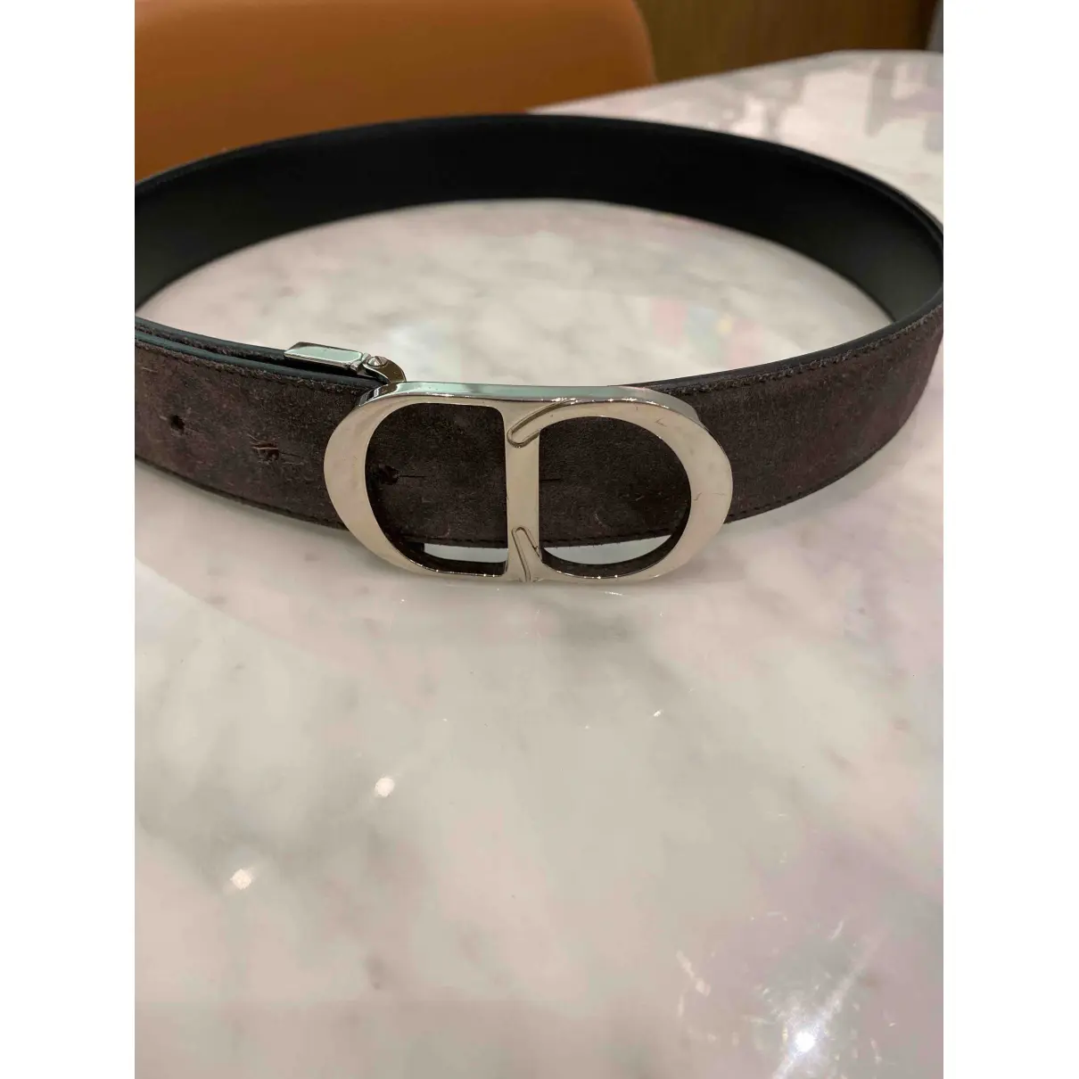 Buy Christian Dior Leather belt online