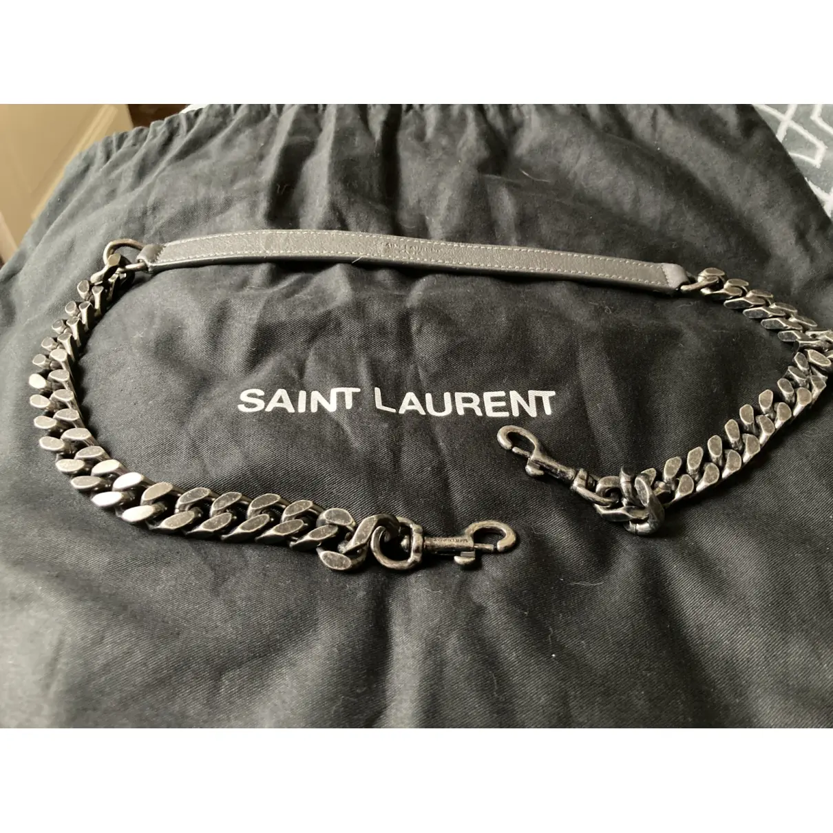 Collége monogramme leather handbag Saint Laurent