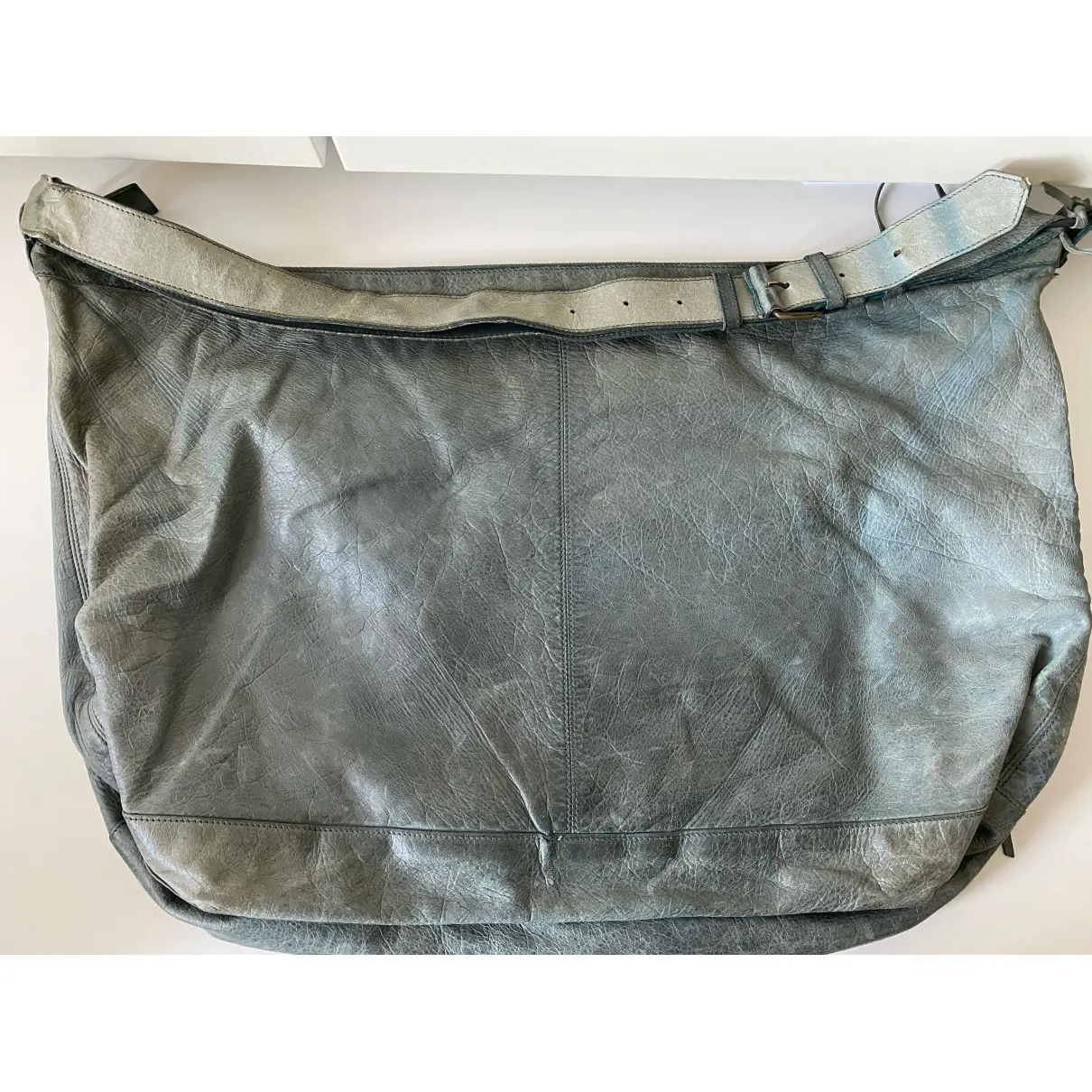 Courier XL leather crossbody bag Balenciaga