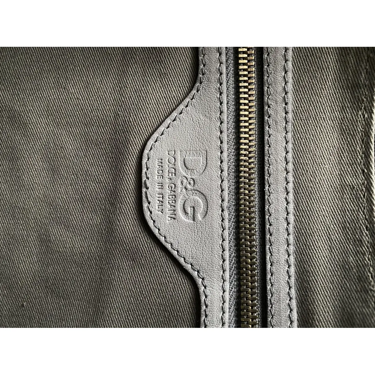 Leather clutch bag D&G