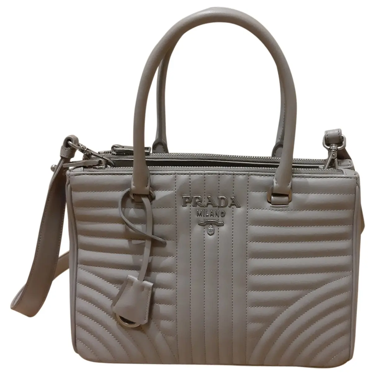Diagramme leather handbag Prada