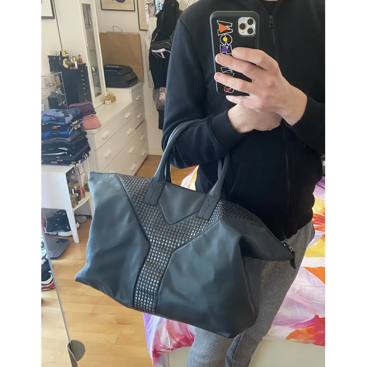 Easy leather 48h bag Yves Saint Laurent