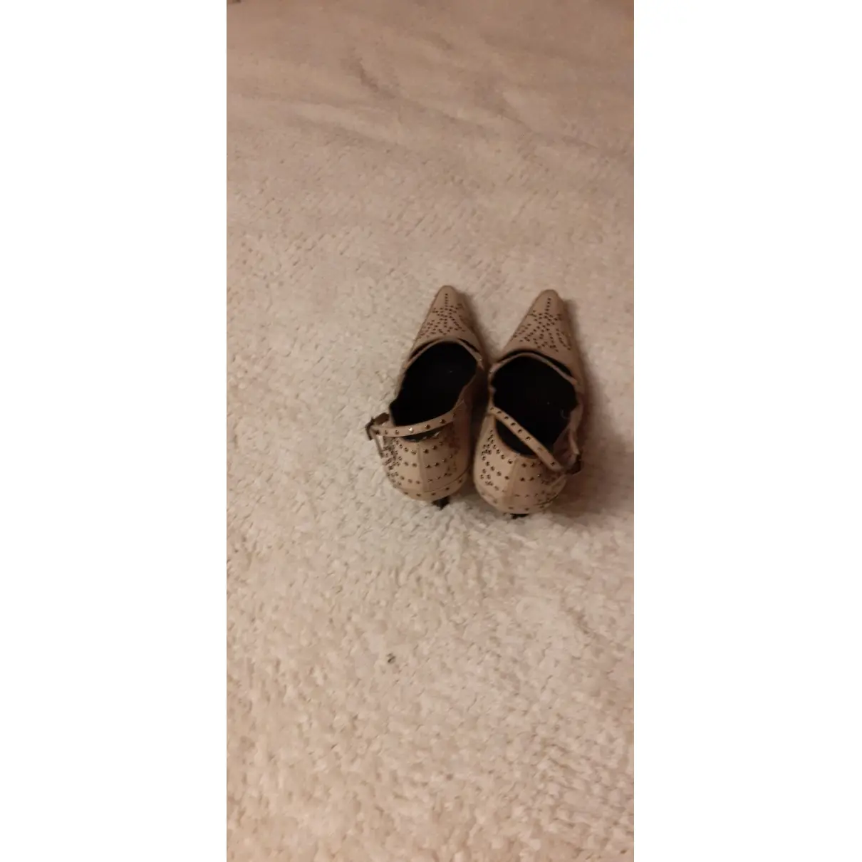 Leather heels Fendi - Vintage