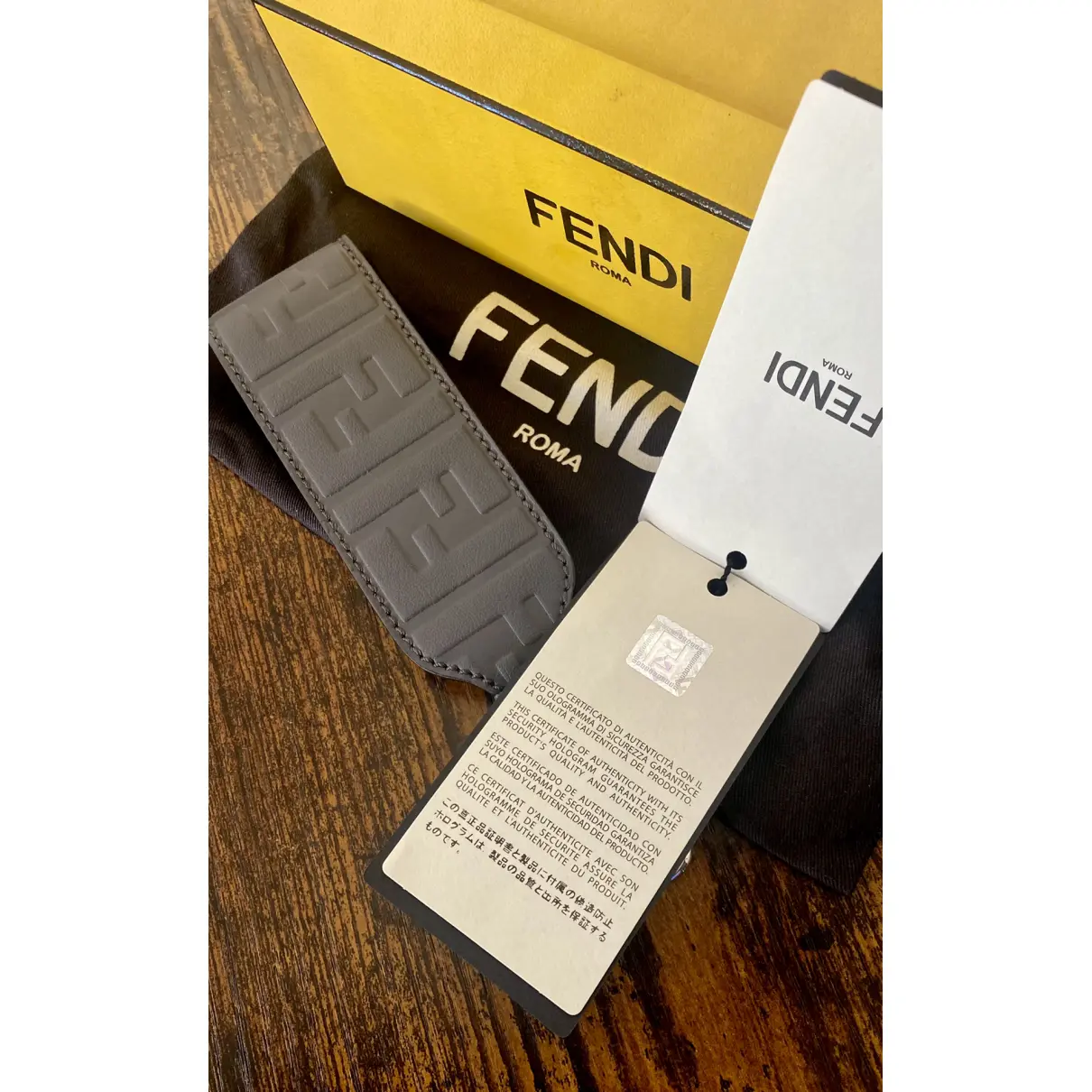 Buy Fendi Leather key ring online