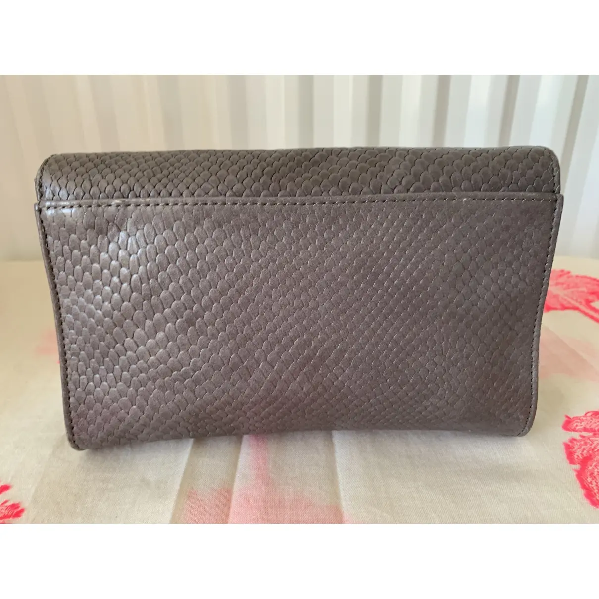 Halston Heritage Leather clutch bag for sale