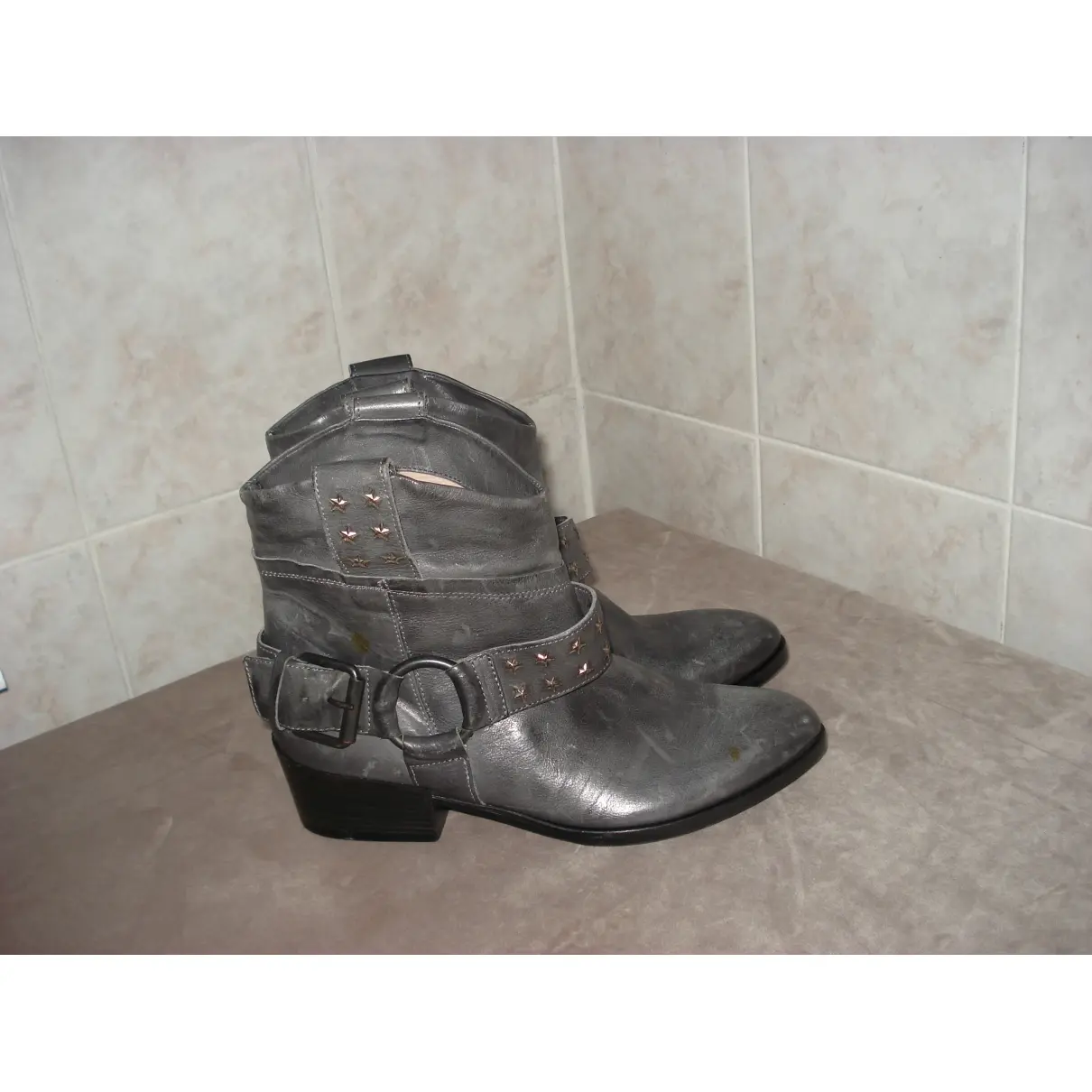 Janet & Janet Leather western boots for sale