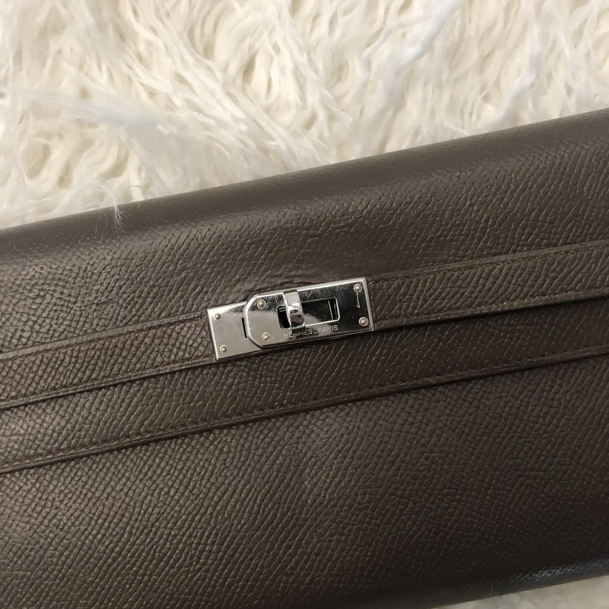 Kelly leather wallet Hermès