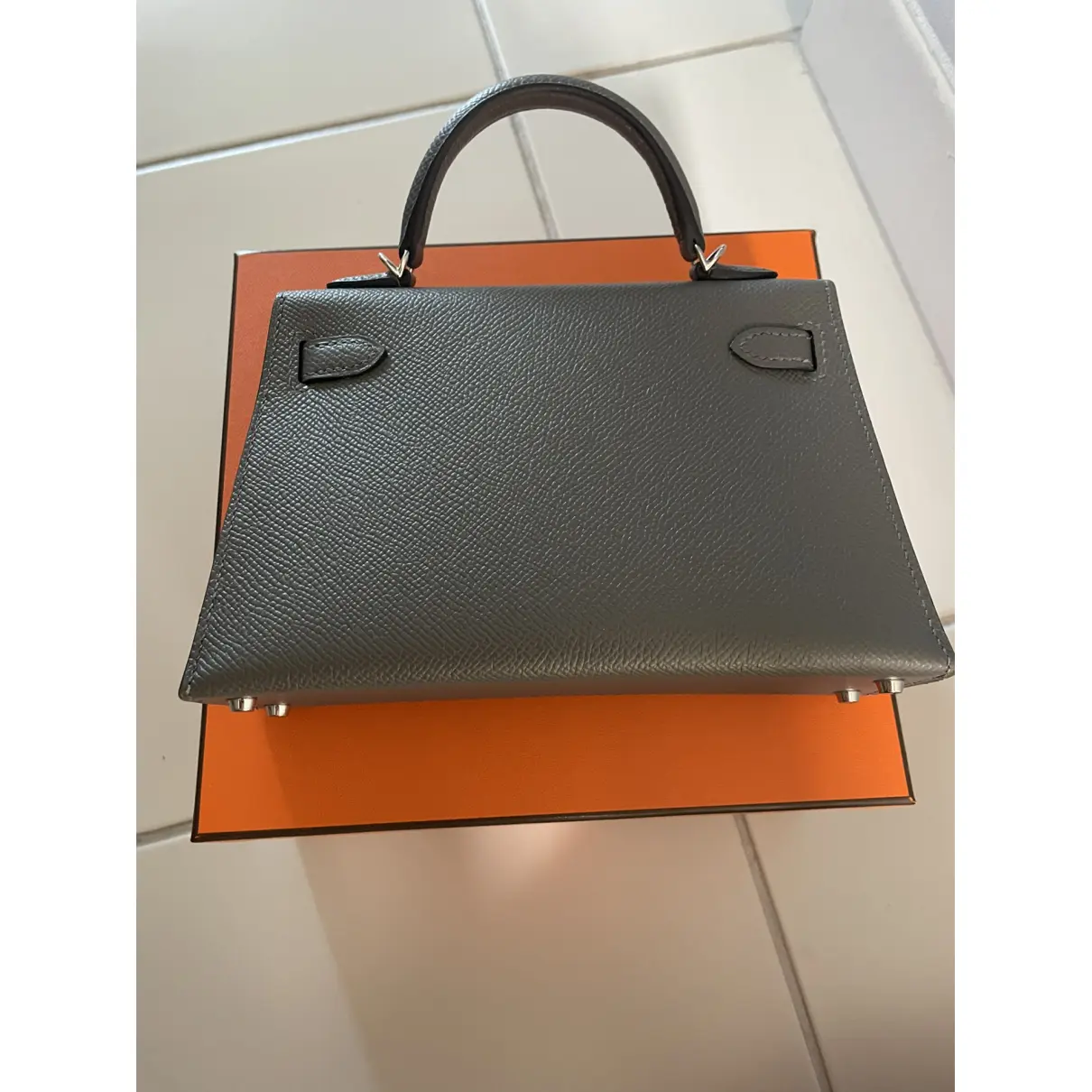 Kelly Mini leather crossbody bag Hermès