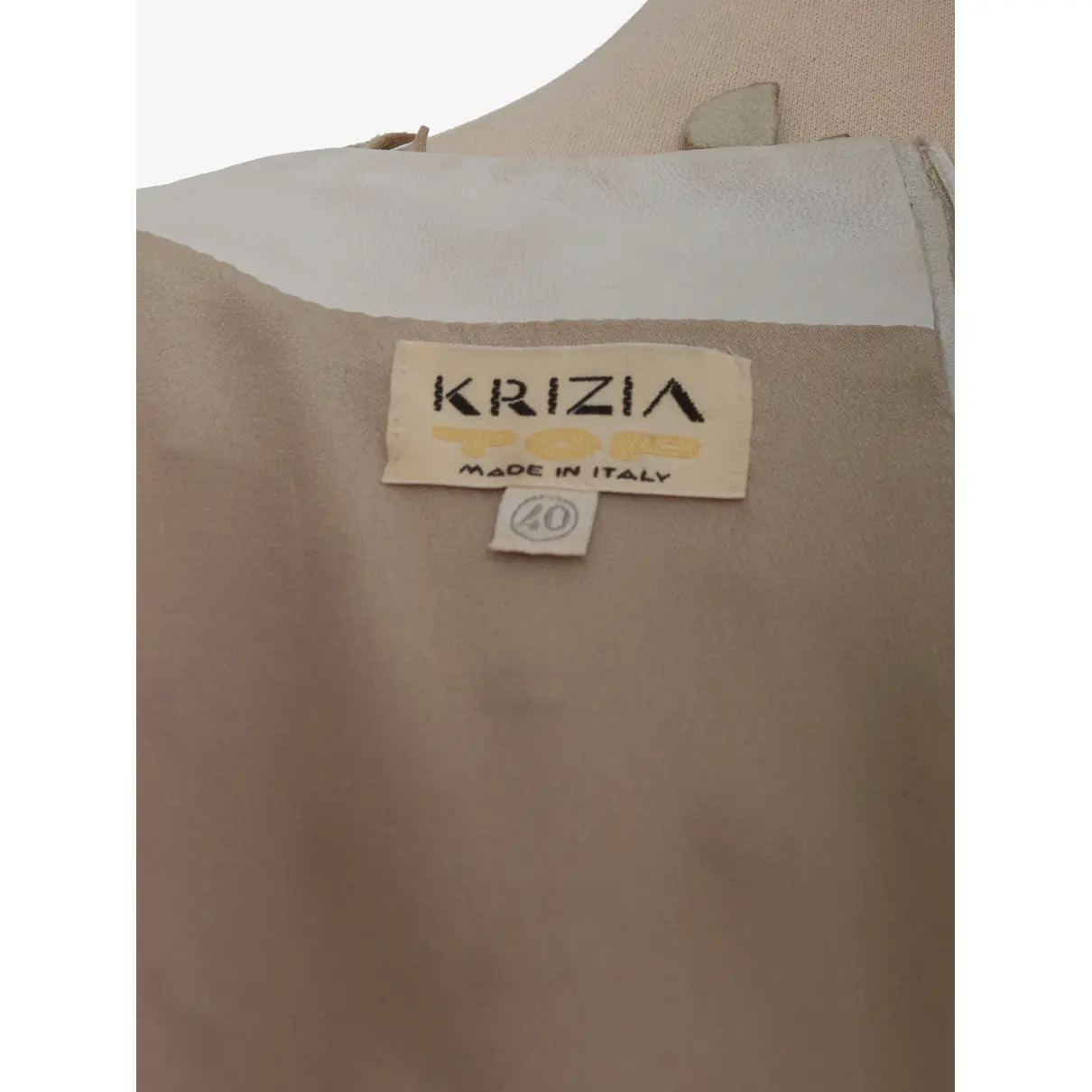 Leather mid-length dress Krizia