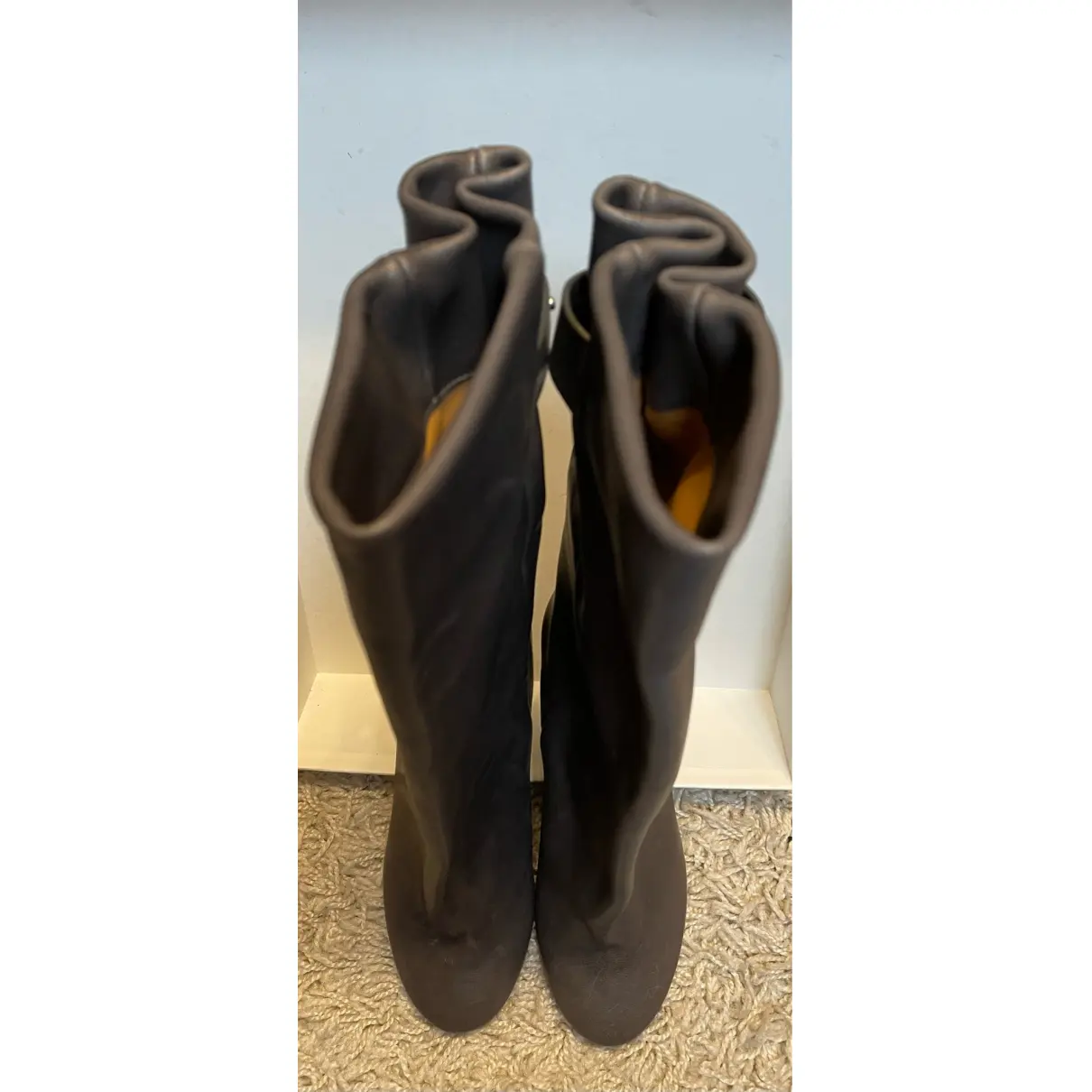 Lakfee leather boots Isabel Marant
