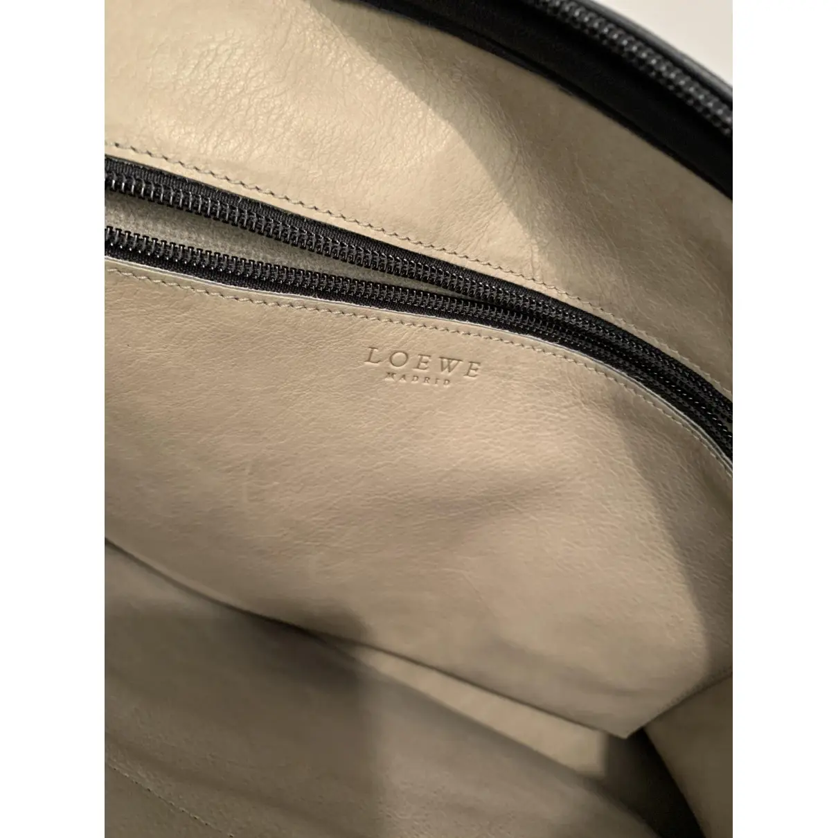 Leather travel bag Loewe - Vintage