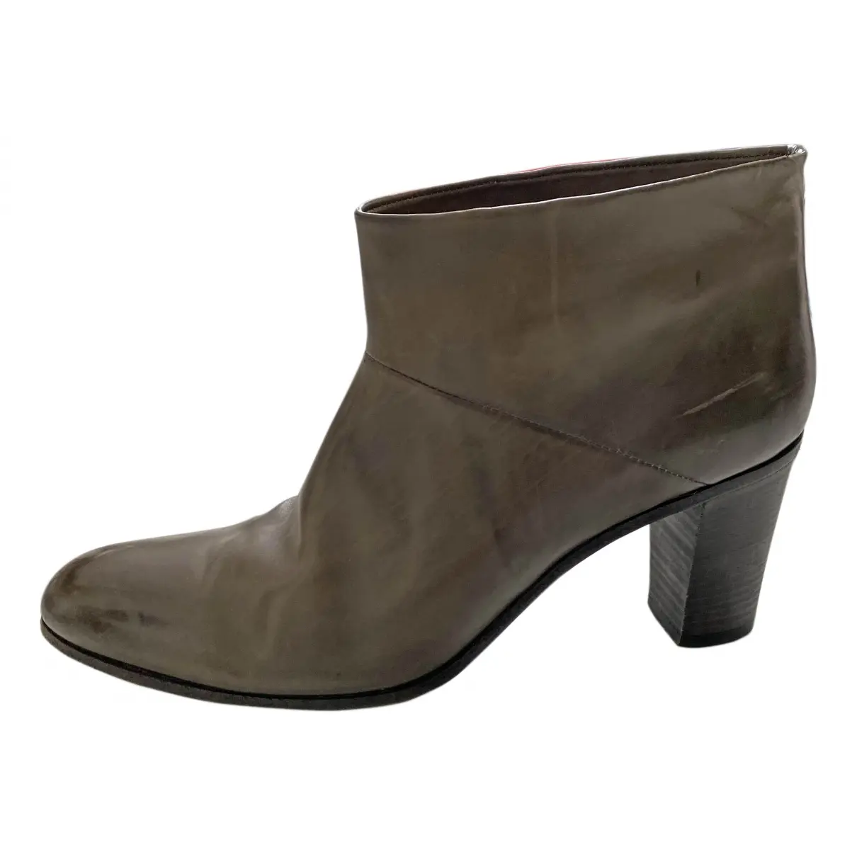 Leather ankle boots Maison Martin Margiela - Vintage