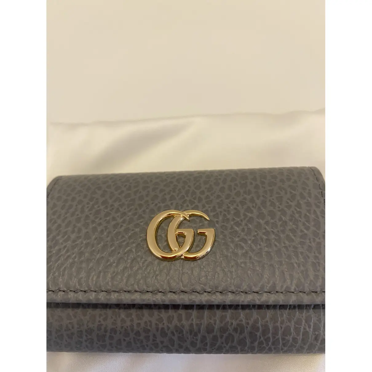 Marmont leather key ring Gucci
