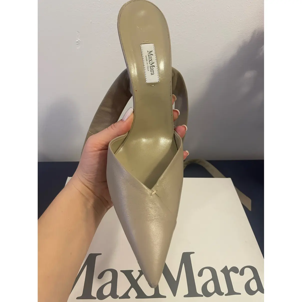 Leather sandals Max Mara