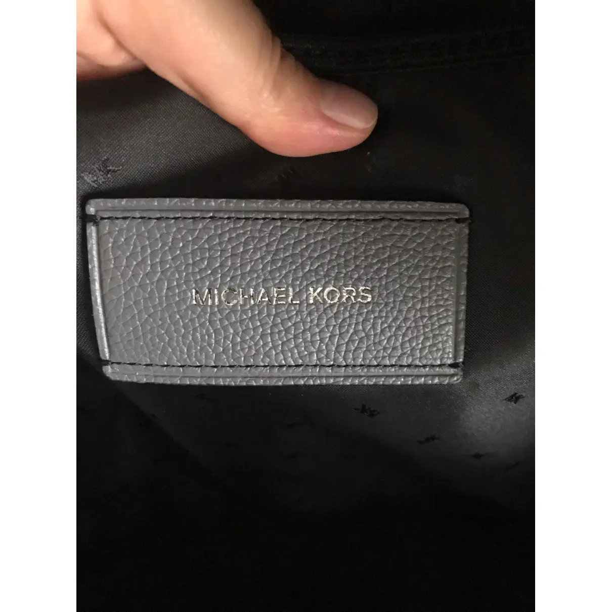 Leather satchel Michael Kors