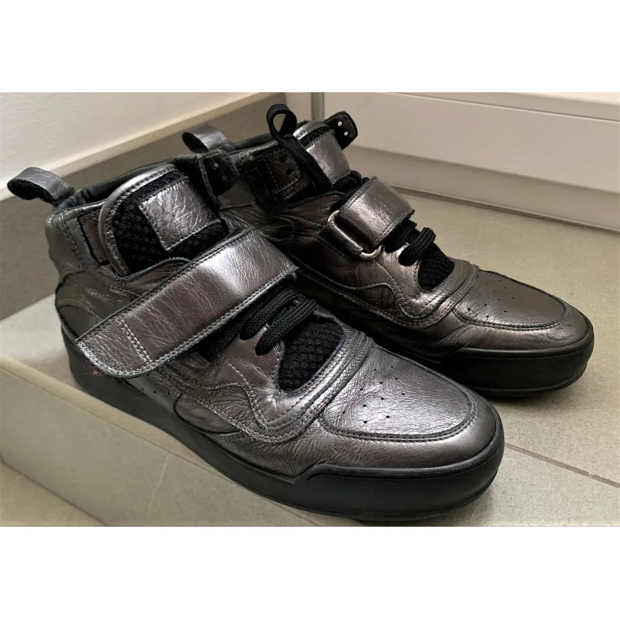 Buy MM6 Leather trainers online