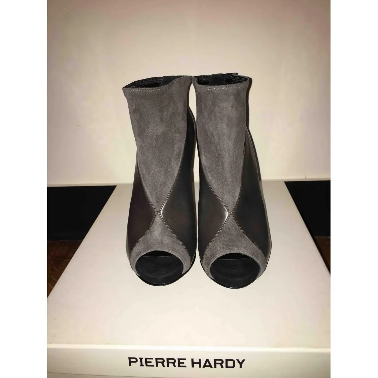 Buy Pierre Hardy Leather open toe boots online
