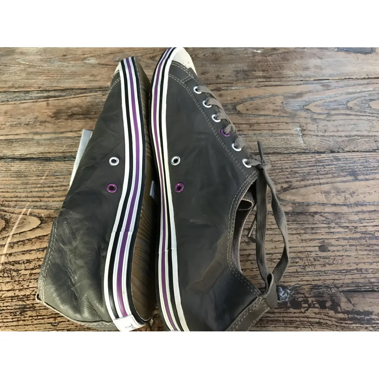 Leather low trainers Paul Smith
