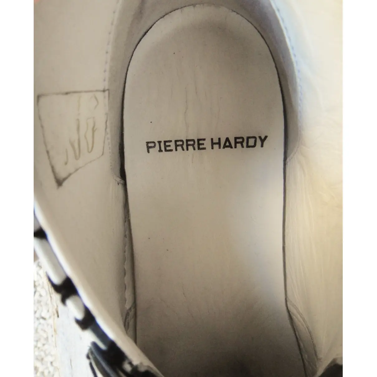 Leather trainers Pierre Hardy