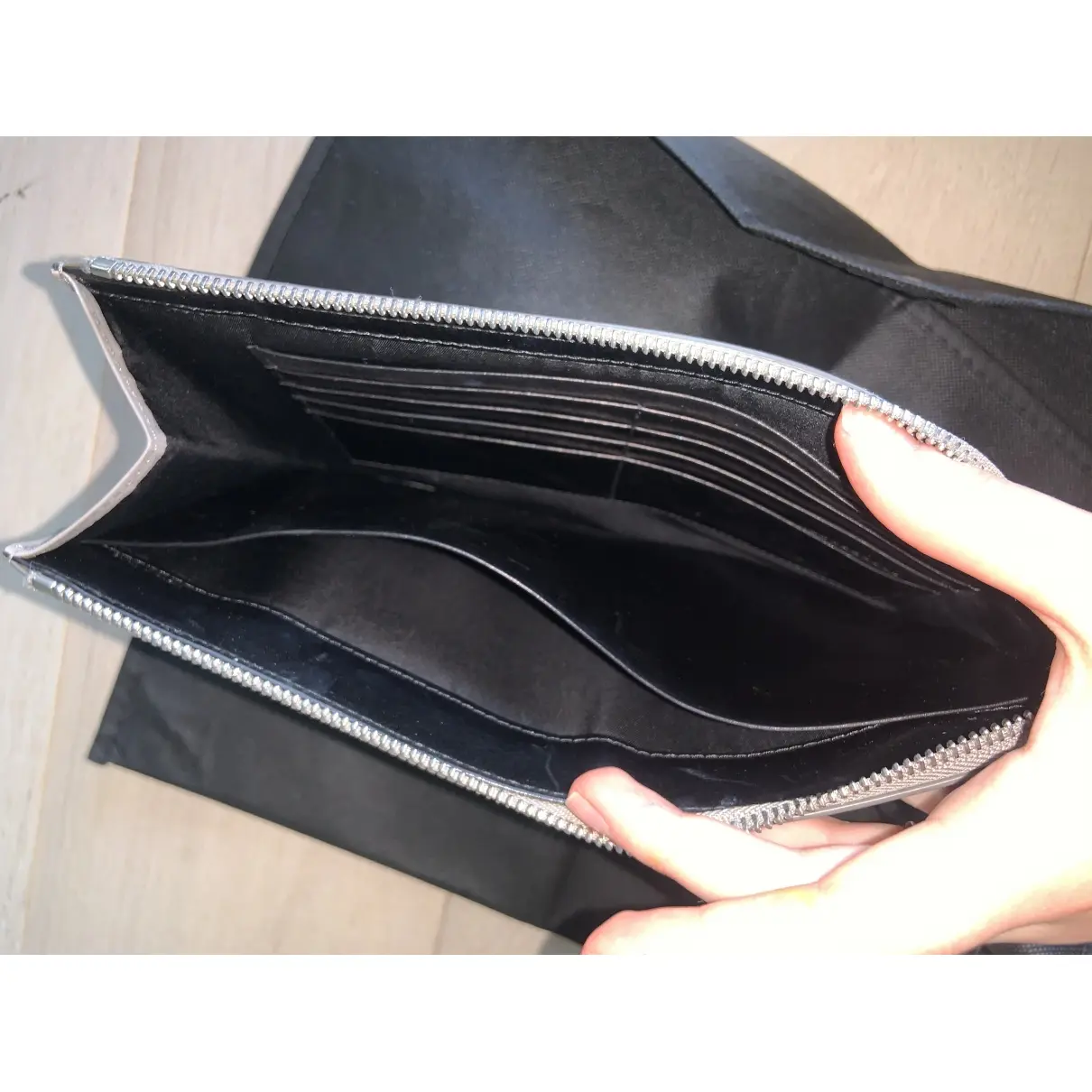 Prisma leather clutch bag Alexander Wang