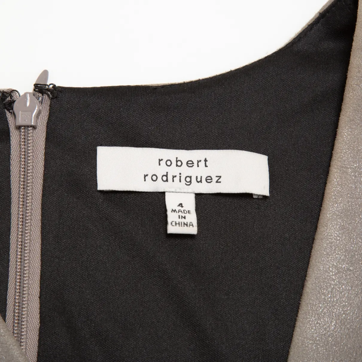 Buy ROBERT RODRIGUEZ Leather mid-length dress online