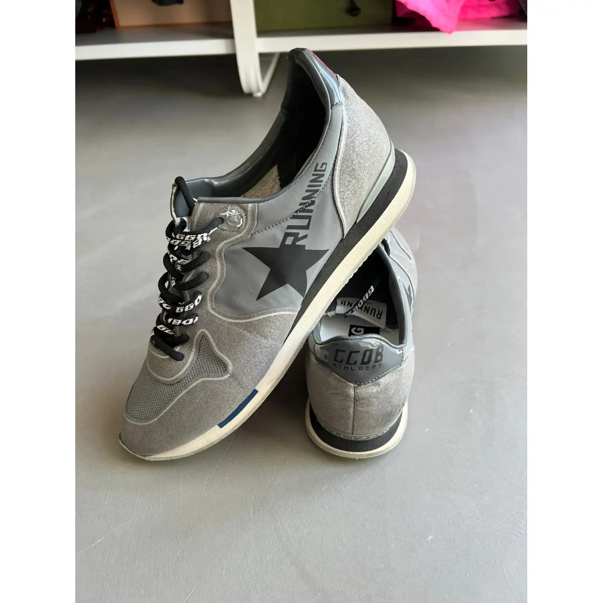Running leather low trainers Golden Goose