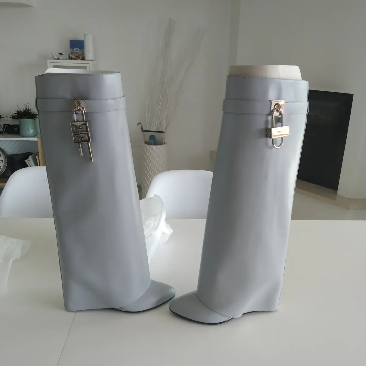Buy Givenchy Shark leather boots online