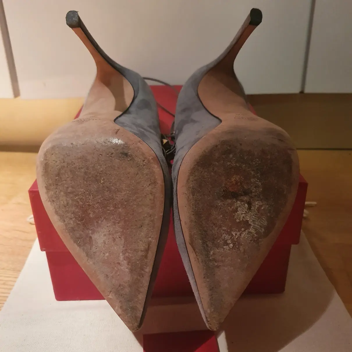 Studwrap leather heels Valentino Garavani