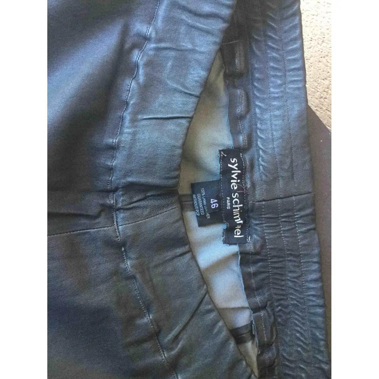 Buy Sylvie Schimmel Leather slim pants online
