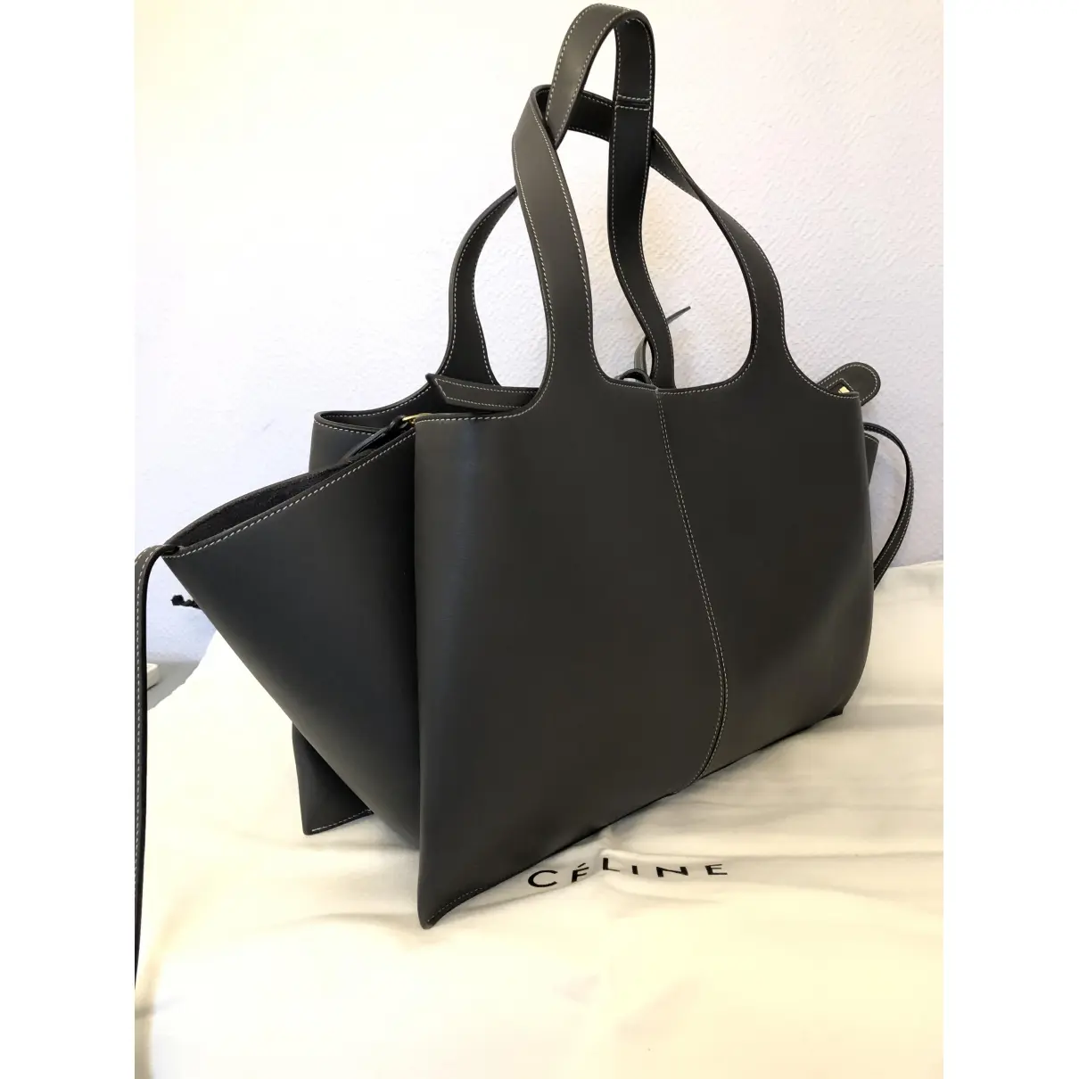 Celine Tri-Fold leather handbag for sale